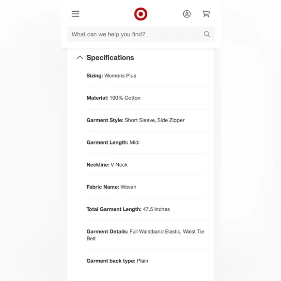 NWT: Flutter Short-Sleeve Poplin Tiered Midi Dress - Picture 8 of 9